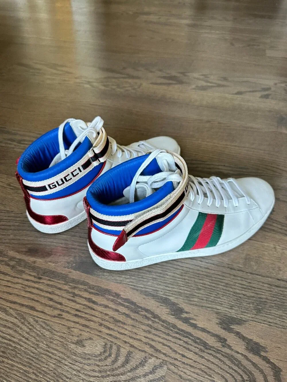 Gucci Ace Stripe High Top Sneaker